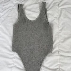 Forever 21 Grey Seamless Bodysuit